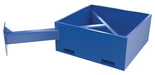Vestil JIB-CBX-18-B Steel Offset Empty Concrete Base 18 in. Height For JIB Crane Models Blue