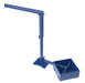Vestil JIB-CBX-25-8-10 Steel Portable Offset Jib Crane with Empty Base 8 ft. I-Beam 250 lb. Capacity Blue