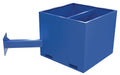 Vestil JIB-CBX-36-B Steel Offset Empty Concrete Base 36 in. Height For JIB Crane Models Blue