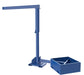 Vestil JIB-CBX-50-8-10 Steel Portable Offset Jib Crane with Empty Base 8 ft. I-Beam 500 lb. Capacity Blue