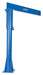 Vestil JIB-FM-20 Steel Floor Mounted Jib 80 in. I-Beam 2,000 lb. Capacity Blue
