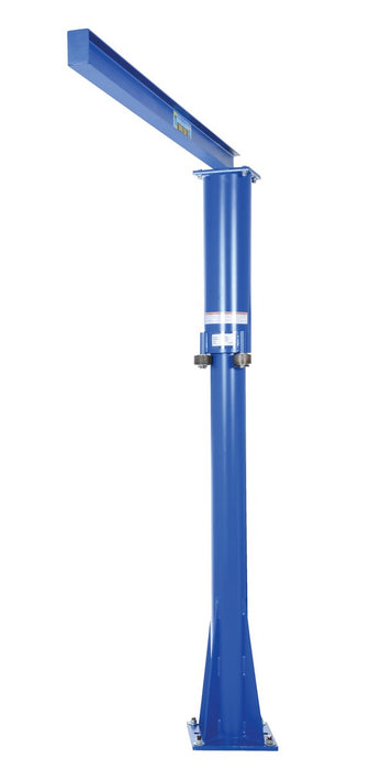 Vestil JIB-FM-3 Steel Floor Mounted Jib 80 in. I-Beam 300 lb. Capacity Blue