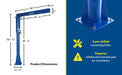 Vestil JIB-FM-6 steel floor mounted jib feature overview 3