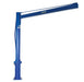 Vestil JIB-P-10-10-10 Steel Multi Station Jib Crane 120 in. I-Beam 1,000 lb. Capacity Blue