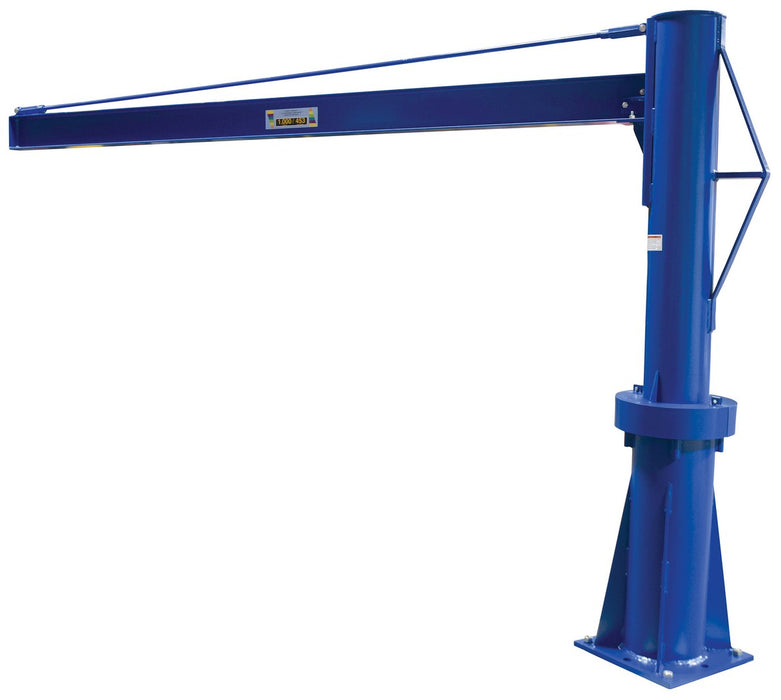Vestil JIB-P-10-10-6 steel multi station jib crane - view 2