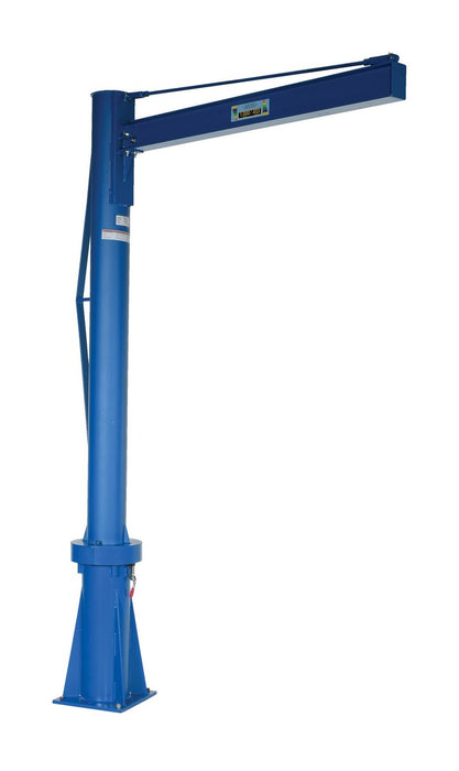 Vestil JIB-P-10-6-10 Steel Multi Station Jib Crane 72 in. I-Beam 1,000 lb. Capacity Blue