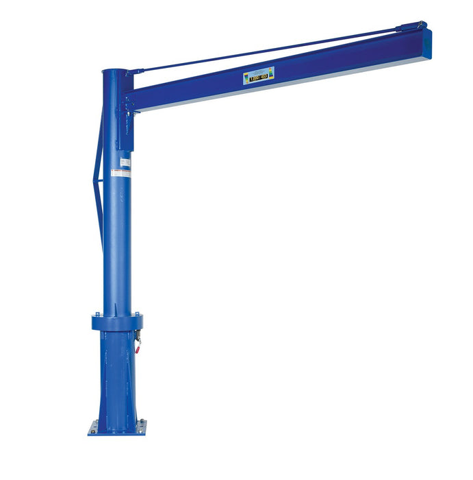 Vestil JIB-P-10-8-8 Steel Multi Station Jib Crane 96 in. I-Beam 1,000 lb. Capacity Blue