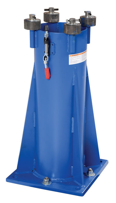 Vestil JIB-P-B factory installed steel base socket for multi station transportable - view 2