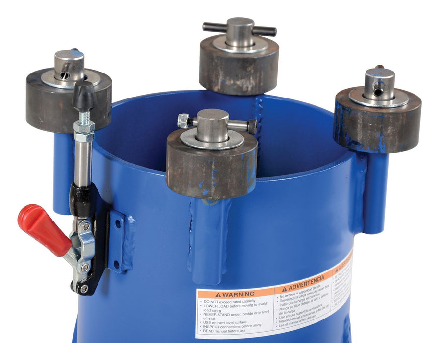 Vestil JIB-P-B factory installed steel base socket for multi station transportable - view 3