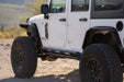 DV8 Offroad 2007-2018 Jeep Wrangler JK 4-Door Rock Sliders – on the trail, image 4 of 19