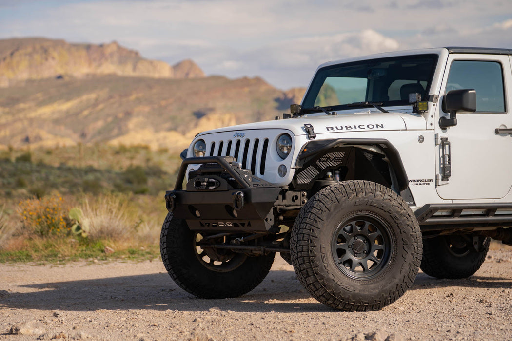 DV8 Offroad 2007-2018 Jeep Wrangler JK Front Inner Fenders – on the trail, image 4 of 19