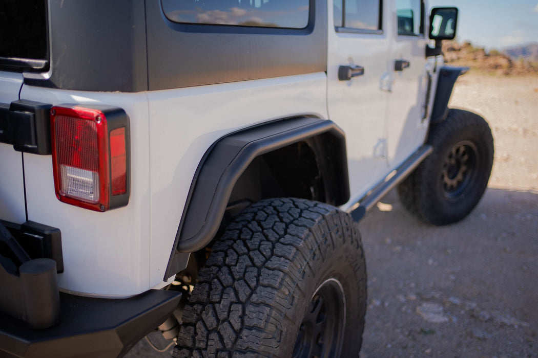 DV8 Offroad 2007-2018 Jeep Wrangler JK Spec Series Fender Flares – on the trail, image 11 of 20