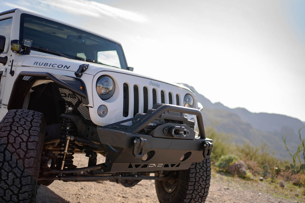 DV8 Offroad 2007-2018 Jeep JK Projector LED Headlights – on the trail, image 5 of 15