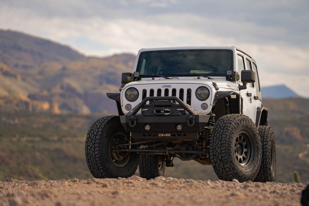 DV8 Offroad 2007-2026 Jeep Wrangler JK/JL & Gladiator JT FS-15 Series Front Bumper – on the trail, image 17 of 20