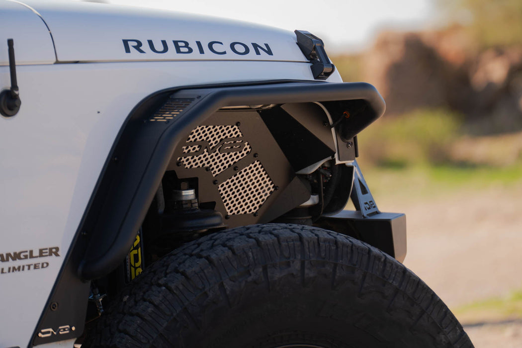 DV8 Offroad 2007-2018 Jeep Wrangler JK Spec Series Fender Flares – on the trail, image 9 of 20