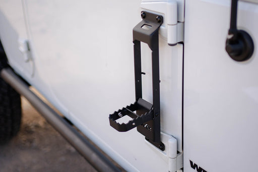 DV8 Offroad 2007-2026 Jeep Wrangler JK/JL & Gladiator JT Hinge Mounted Steps – on the trail, image 2 of 20