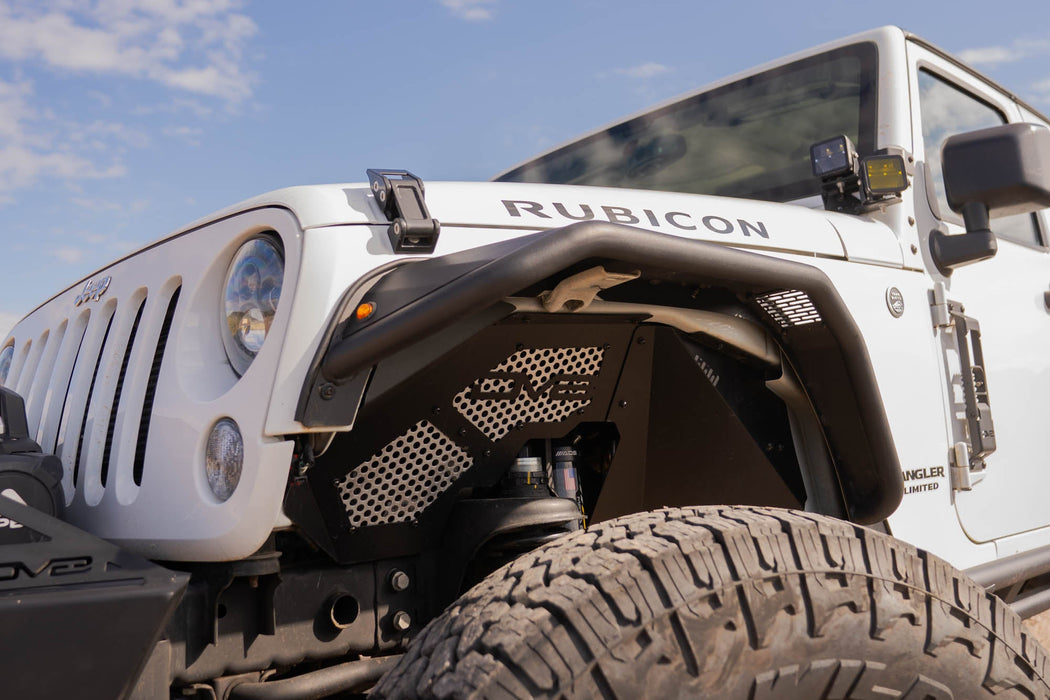 DV8 Offroad 2007-2018 Jeep Wrangler JK Front Inner Fenders – on the trail, image 2 of 19