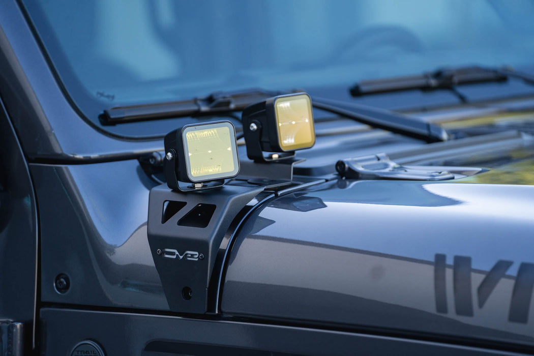 DV8 Offroad 2018-2026 Jeep Wrangler JL & Gladiator JT A-Pillar Dual Pod Light Mounts – image 12 of 17