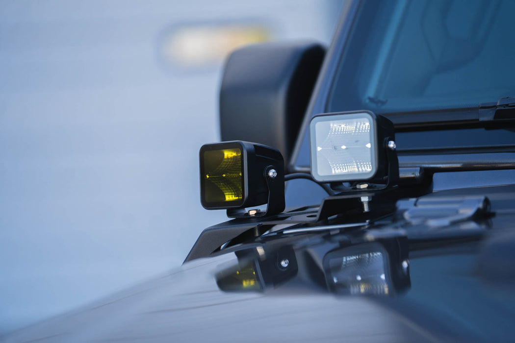 DV8 Offroad 2018-2026 Jeep Wrangler JL & Gladiator JT A-Pillar Dual Pod Light Mounts – image 13 of 17
