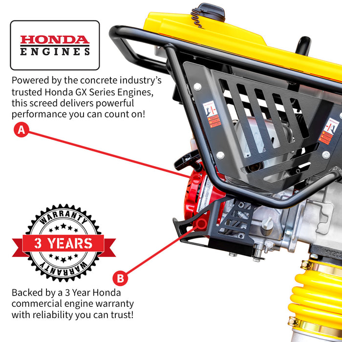 Tomahawk Power 3 HP Honda Vibratory Rammer Tamper with Honda GX100 Engine 3350 lbs/ft - Product Image 6