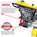 Tomahawk Power 3 HP Honda Vibratory Rammer Tamper with Honda GX100 Engine 3350 lbs/ft - Product Image 6