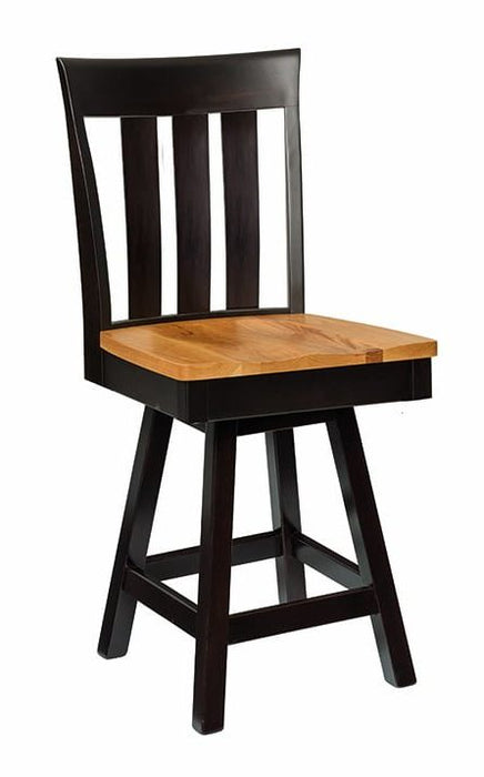 Jamestown Triple Slat Swivel Bar Chair