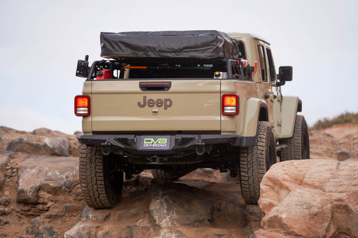 DV8 Offroad 2020-2026 Jeep Gladiator JT Spec Series Rear Bumper – on the trail, image 2 of 18