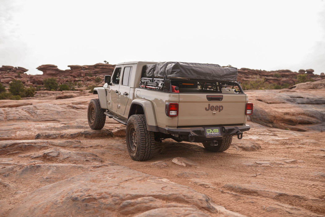 DV8 Offroad 2020-2026 Jeep Gladiator JT Spec Series Rear Bumper – on the trail, image 7 of 18
