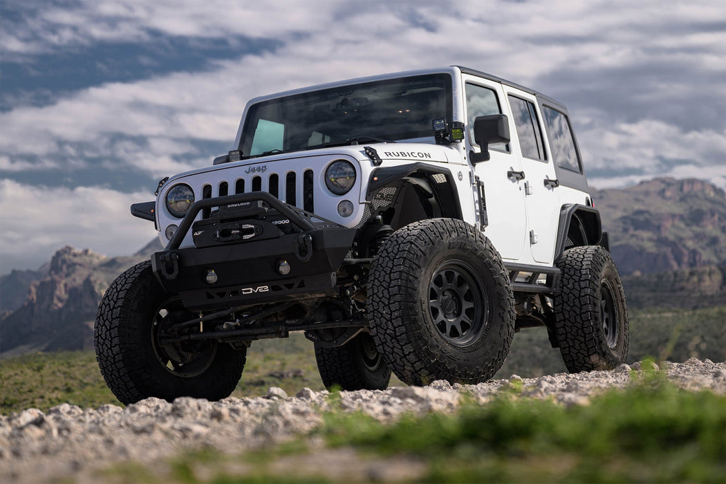 DV8 Offroad 2007-2018 Jeep Wrangler JK Spec Series Fender Flares – on the trail, image 3 of 20