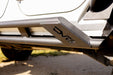 DV8 Offroad 2007-2018 Jeep Wrangler JK 4-Door Rock Sliders – installed on vehicle, image 12 of 19