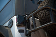 DV8 Offroad 2007-2018 Jeep Wrangler JK Body Mounted Tire Carrier – installed on vehicle, image 9 of 17