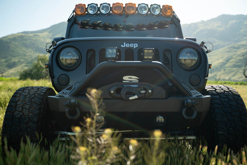 DV8 Offroad 2007-2018 Jeep Wrangler JK Fender Flare Deletes – installed on vehicle, image 9 of 16