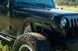 DV8 Offroad 2007-2018 Jeep Wrangler JK Fender Flare Deletes – installed on vehicle, image 6 of 16