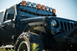 DV8 Offroad 2007-2018 Jeep Wrangler JK Fender Flare Deletes – installed on vehicle, image 2 of 16