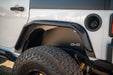 DV8 Offroad 2007-2018 Jeep Wrangler JK Rear Inner Fenders – installed on vehicle, image 11 of 17