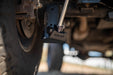 DV8 Offroad 2007-2018 Jeep Wrangler JK Rear Shock & Link Skid Plates – installed on vehicle, image 6 of 20
