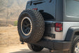 DV8 Offroad 2007-2018 Jeep Wrangler JK Tailgate Reinforcement Molle Panel – installed on vehicle, image 7 of 11