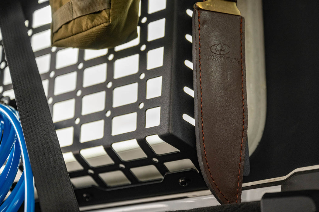 DV8 Offroad 2018-2026 Jeep Wrangler JL 4-Door Rear Window Pocketed Molle Panels – installed on vehicle, image 5 of 15