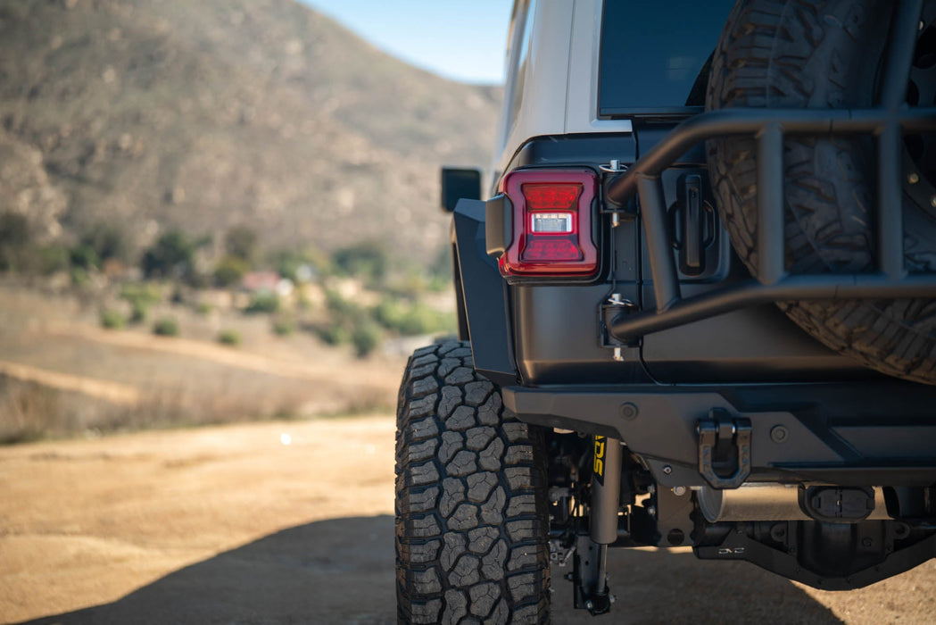 DV8 Offroad 2018-2026 Jeep Wrangler JL Armor Fender Flares – on the trail, image 10 of 16