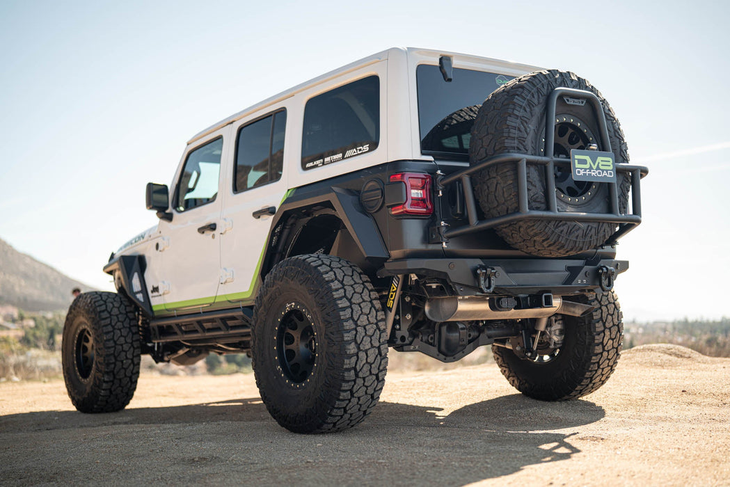 DV8 Offroad 2018-2026 Jeep Wrangler JL Armor Fender Flares – on the trail, image 9 of 16