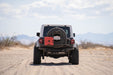 DV8 Offroad 2018-2026 Jeep Wrangler JL Body Mounted Tire Carrier – installed on vehicle, image 18 of 20