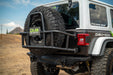 DV8 Offroad 2018-2026 Jeep Wrangler JL Body Mounted Tire Carrier – installed on vehicle, image 9 of 20