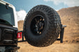 DV8 Offroad 2018-2026 Jeep Wrangler JL Body Mounted Tire Carrier – installed on vehicle, image 11 of 20