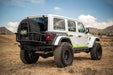 DV8 Offroad 2018-2026 Jeep Wrangler JL FS-15 Series 4-Door Rock Sliders – installed on vehicle, image 6 of 20