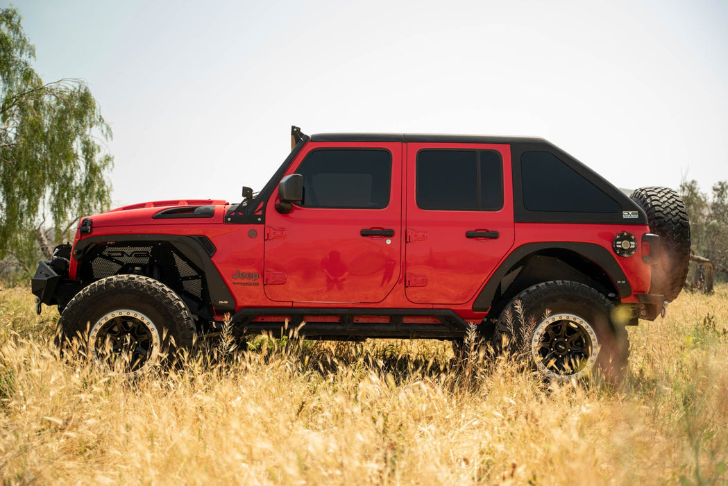 DV8 Offroad 2018-2026 Jeep Wrangler JL Fender Deletes – installed on vehicle, image 2 of 15