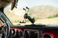DV8 Offroad 2018-2024 Jeep Wrangler JL & Gladiator JT Device Dash Mount V2 – installed on vehicle, image 8 of 14