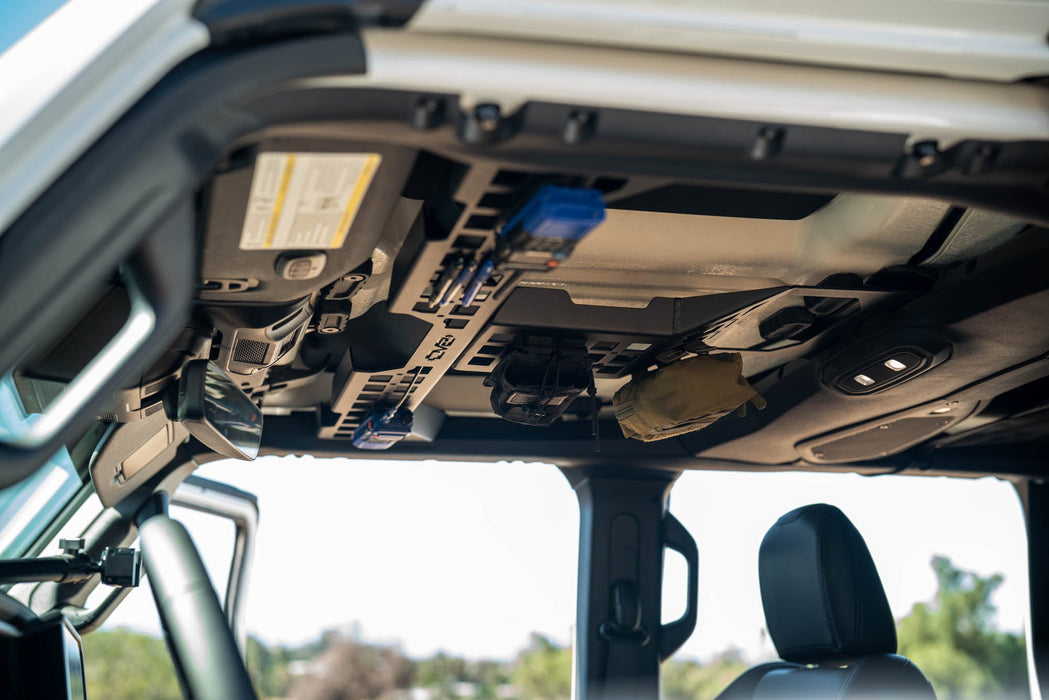 DV8 Offroad 2018-2026 Jeep Wrangler & Gladiator Overhead Molle Panel – installed on vehicle, image 8 of 15