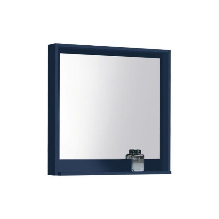 KubeBath Bosco 30" Framed Mirror With Shelve