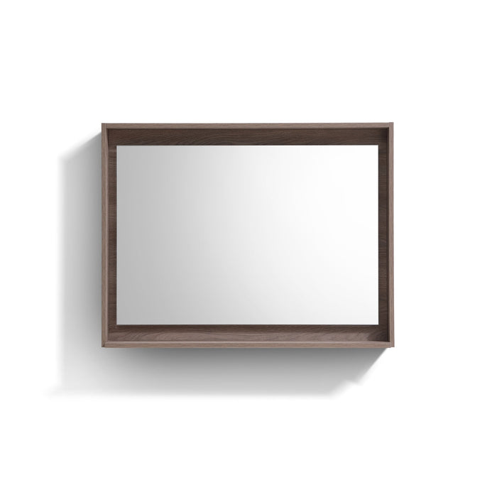 KubeBath Kube 38" Framed Mirror With Shelve