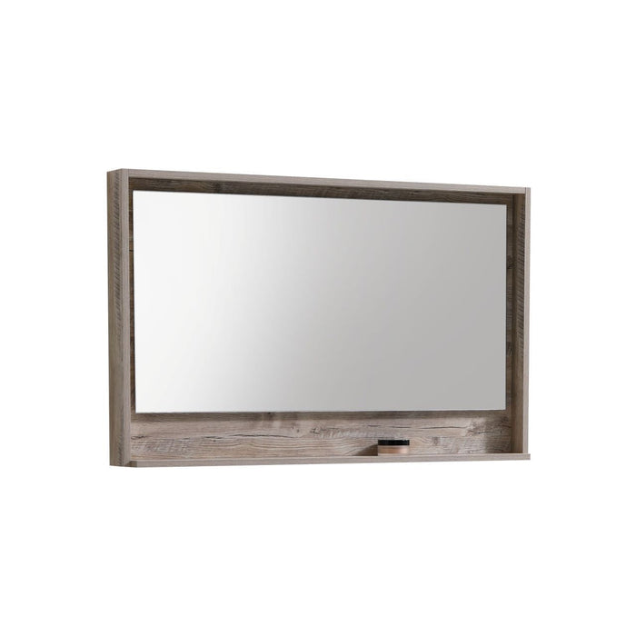 KubeBath Bosco 48" Framed Mirror With Shelve